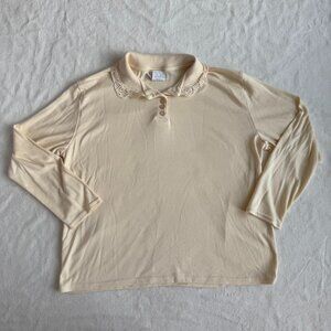vintage tradition cream long sleeve shirt